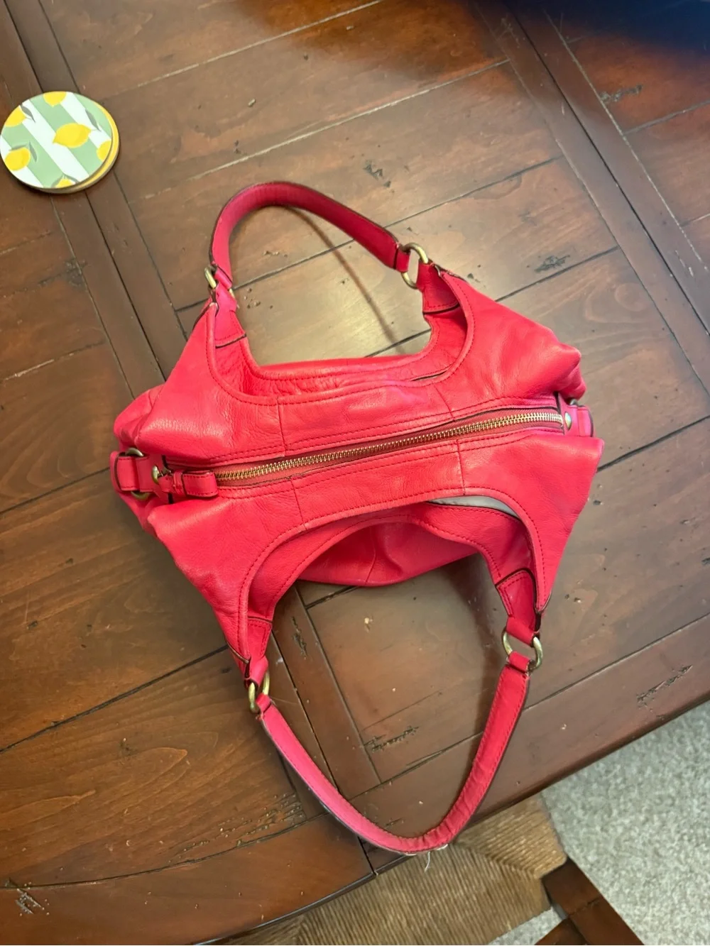 Coach Y2K/Hobo Madison Shoulder Bag Red USED